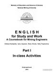 English for Study and Work. A Coursebook for Mining Engineers....